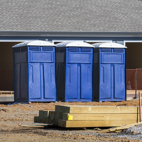 how do you ensure the porta potties are secure and safe from vandalism during an event in Lackey